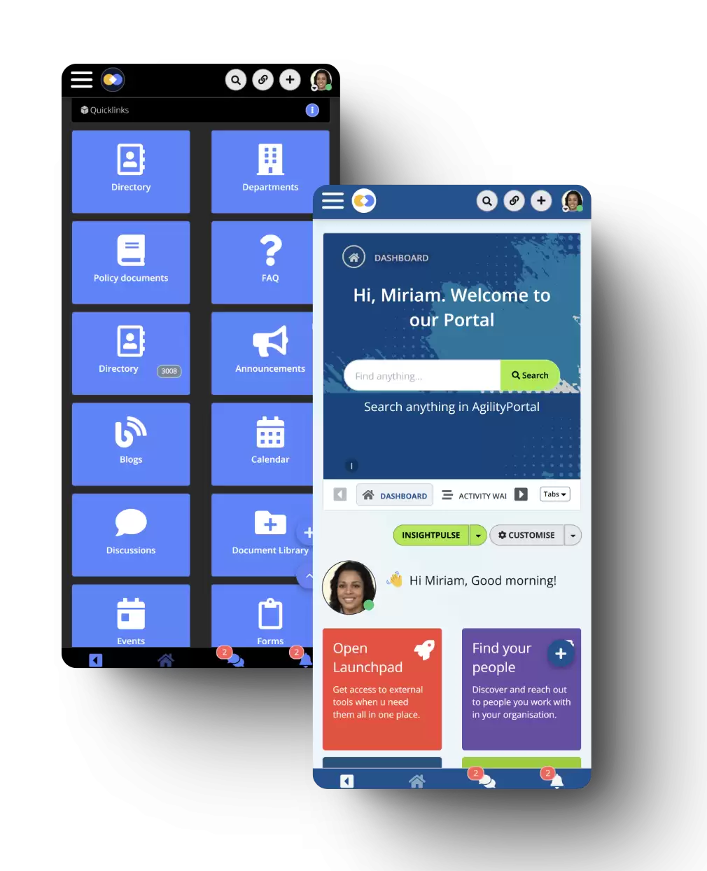 mobile-intranet3 Intranet hub, Web intranet, or Employee Portal? Why the Differences Matter More Than Ever in 2026 - Insight Blog