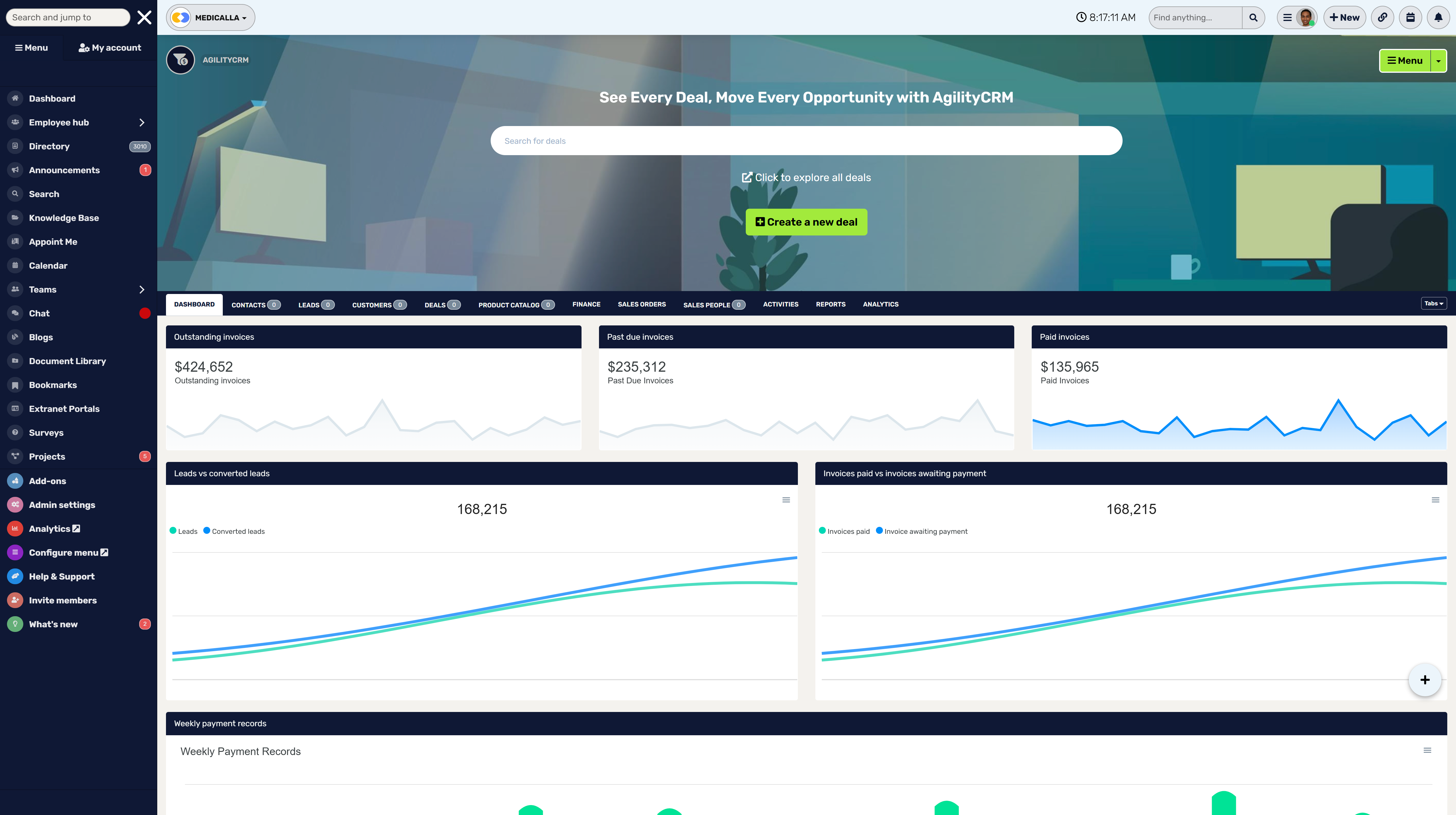 AgilityCRM - Teh nest CRM for small businesses AgilityCRM - Teh nest CRM for small businesses