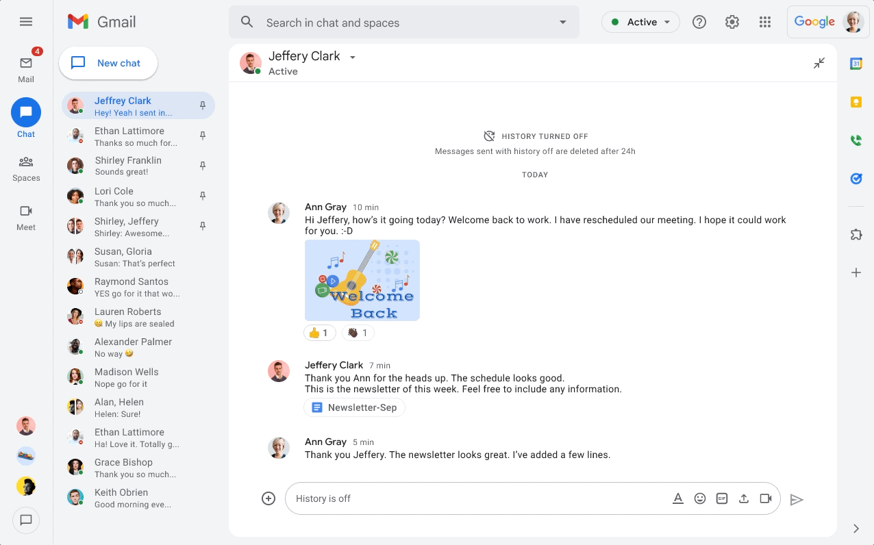 What is Google Chat