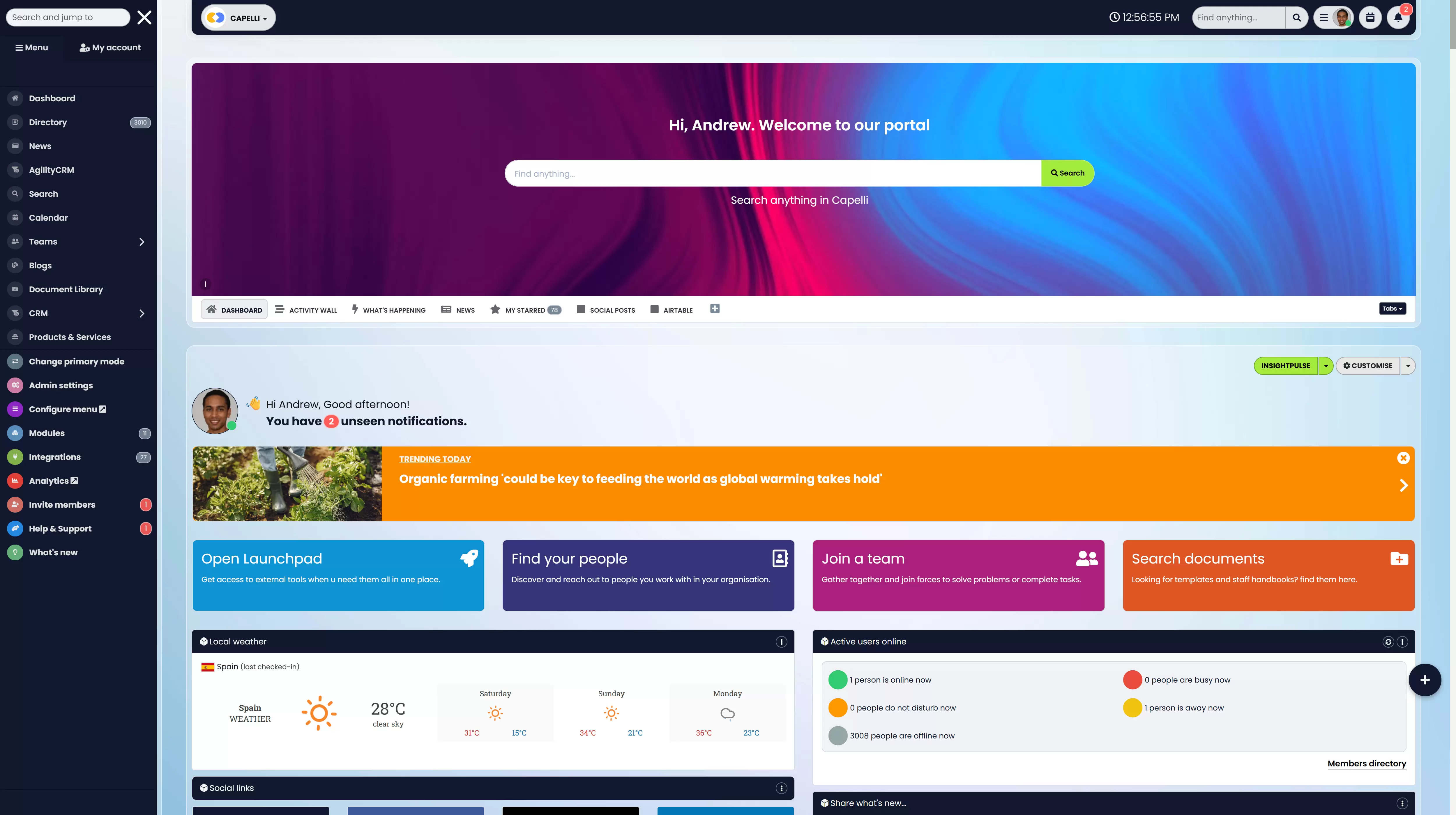 #1. AgilityCRM – The All-in-One Customer Database Software from AgilityPortal