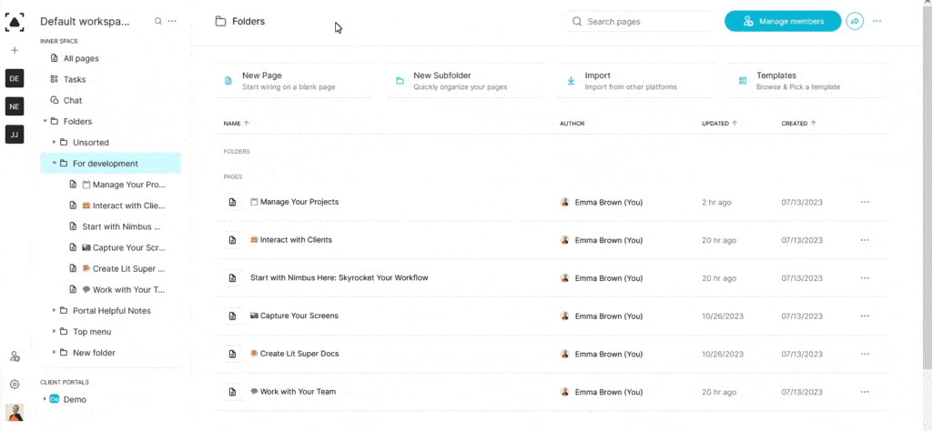 5.​FuseBase: Good for internal and external knowledge base