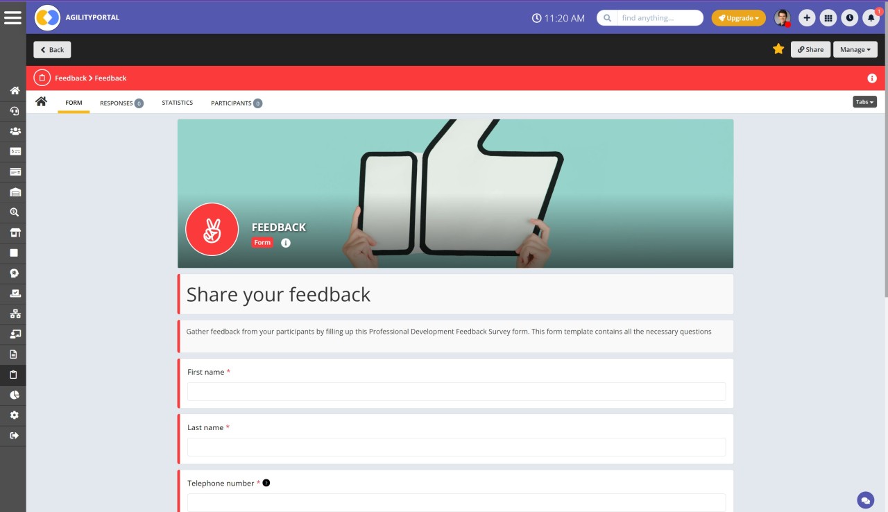 Receive feedback about the onboarding process