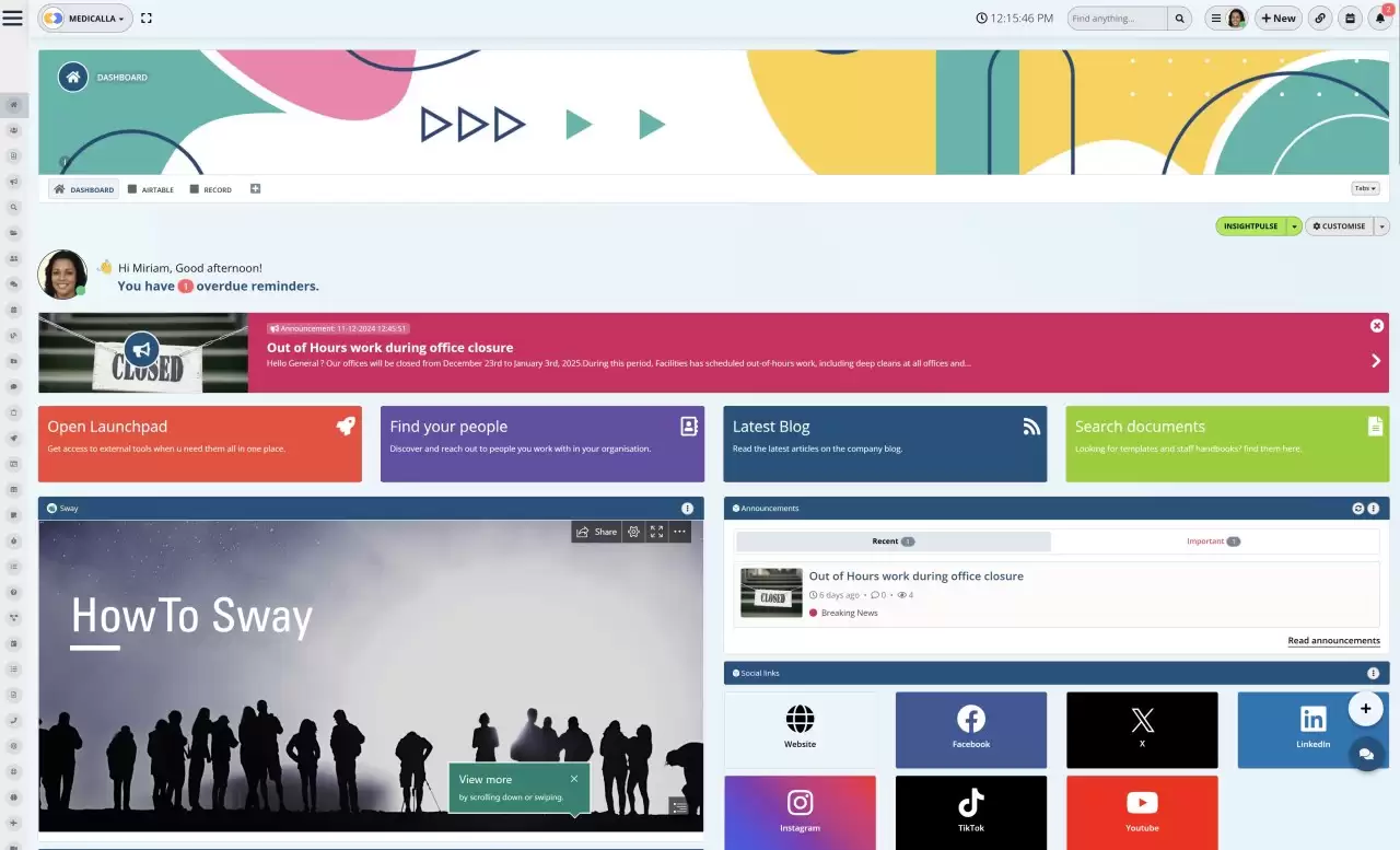 What is an intranet