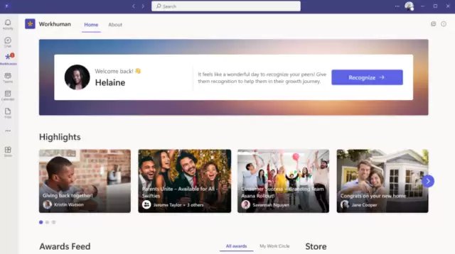 5. Workhuman - Best for Streamlining HR Processes