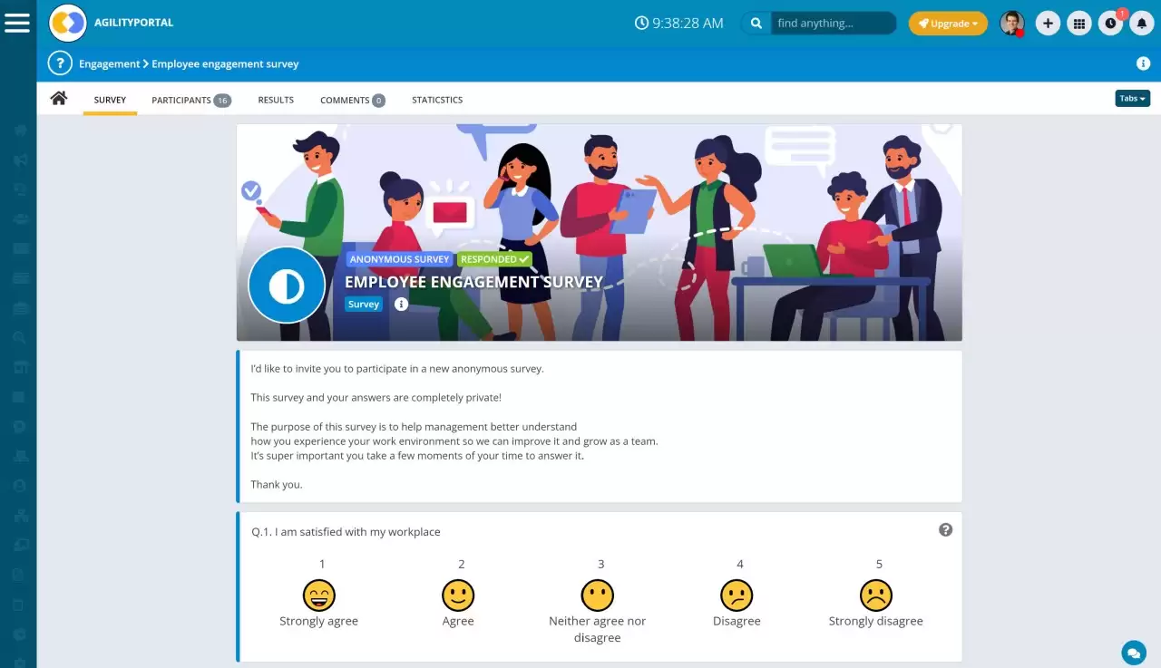 Use of pulse surveys