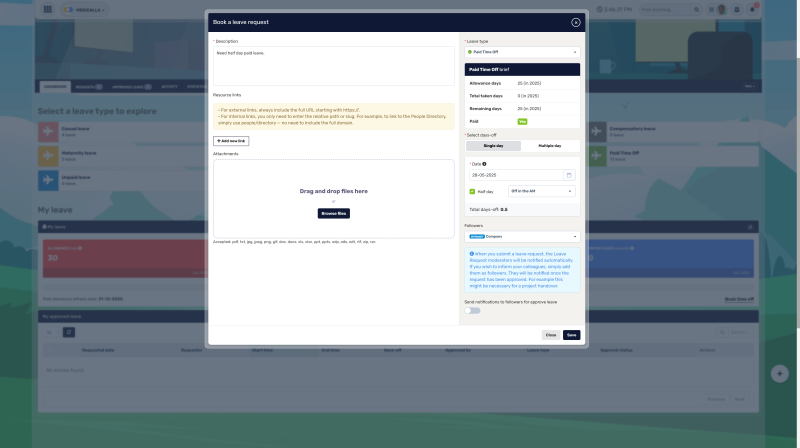 b2ap3_large_Book-leave-request Leave Request Software: Use Online Leave Management System to Manage Employee Time Off Efficiently - Insight Blog - AgilityPortal