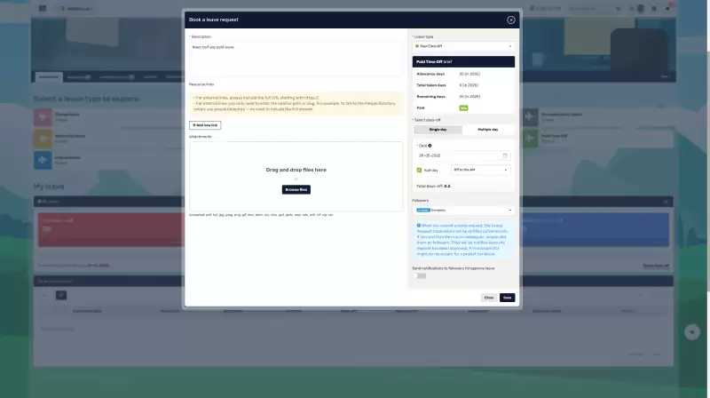 Leave Request Machine Leave Request Software: Use Online Leave Management System to Manage ...