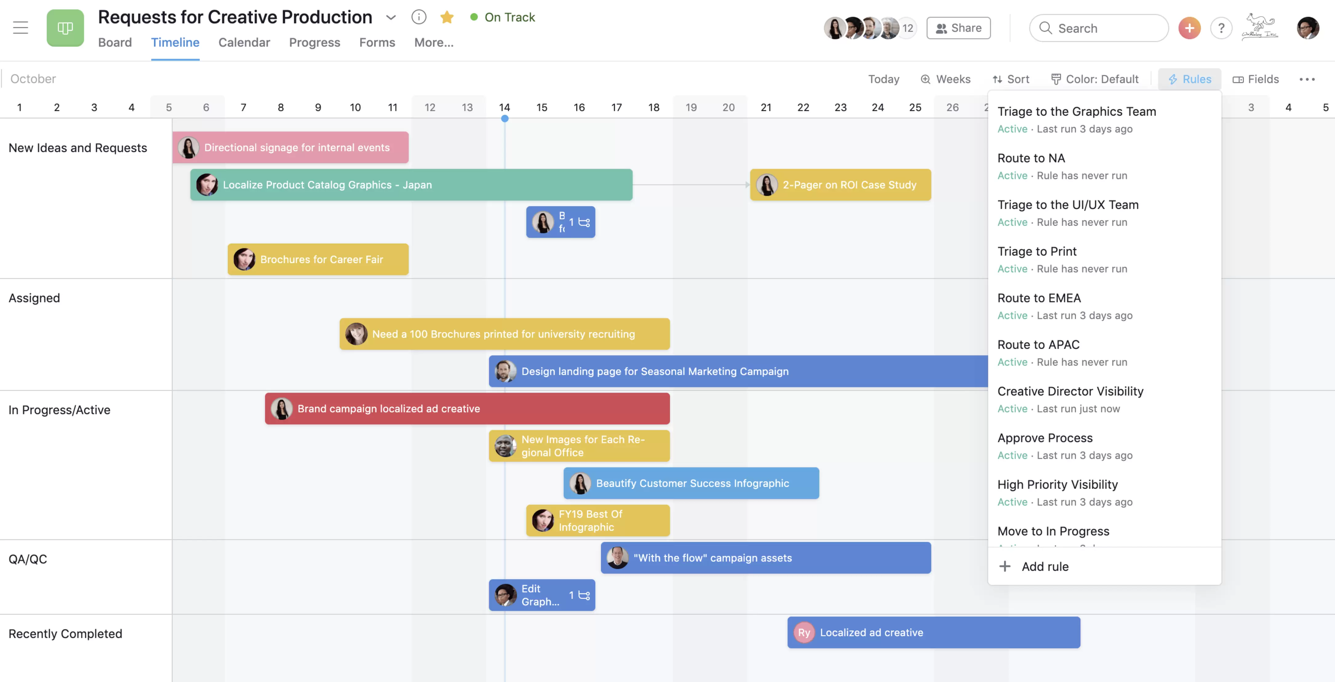 #4. Best for Complex Project Management with Asana 
