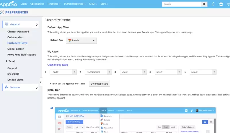 #10. Apptivo – Modular CRM Solution with Strong Customization Options