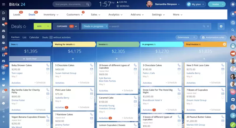 #5. Bitrix24 – Robust Free CRM with Team Communication Tools