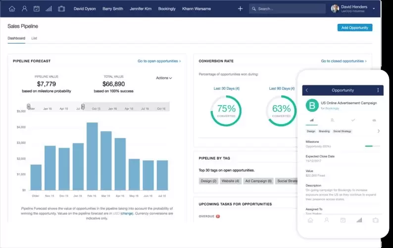 #4. Capsule CRM – Clean, Lightweight CRM for Small Teams
