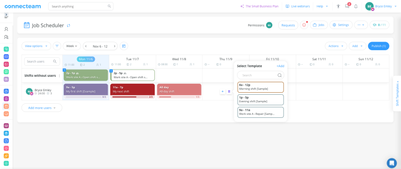 b2ap3_large_Connecteam-dashboard Need a New Employee Scheduling Software? 6 Best Scheduling Employees Software in 2025 - Insight Blog - AgilityPortal