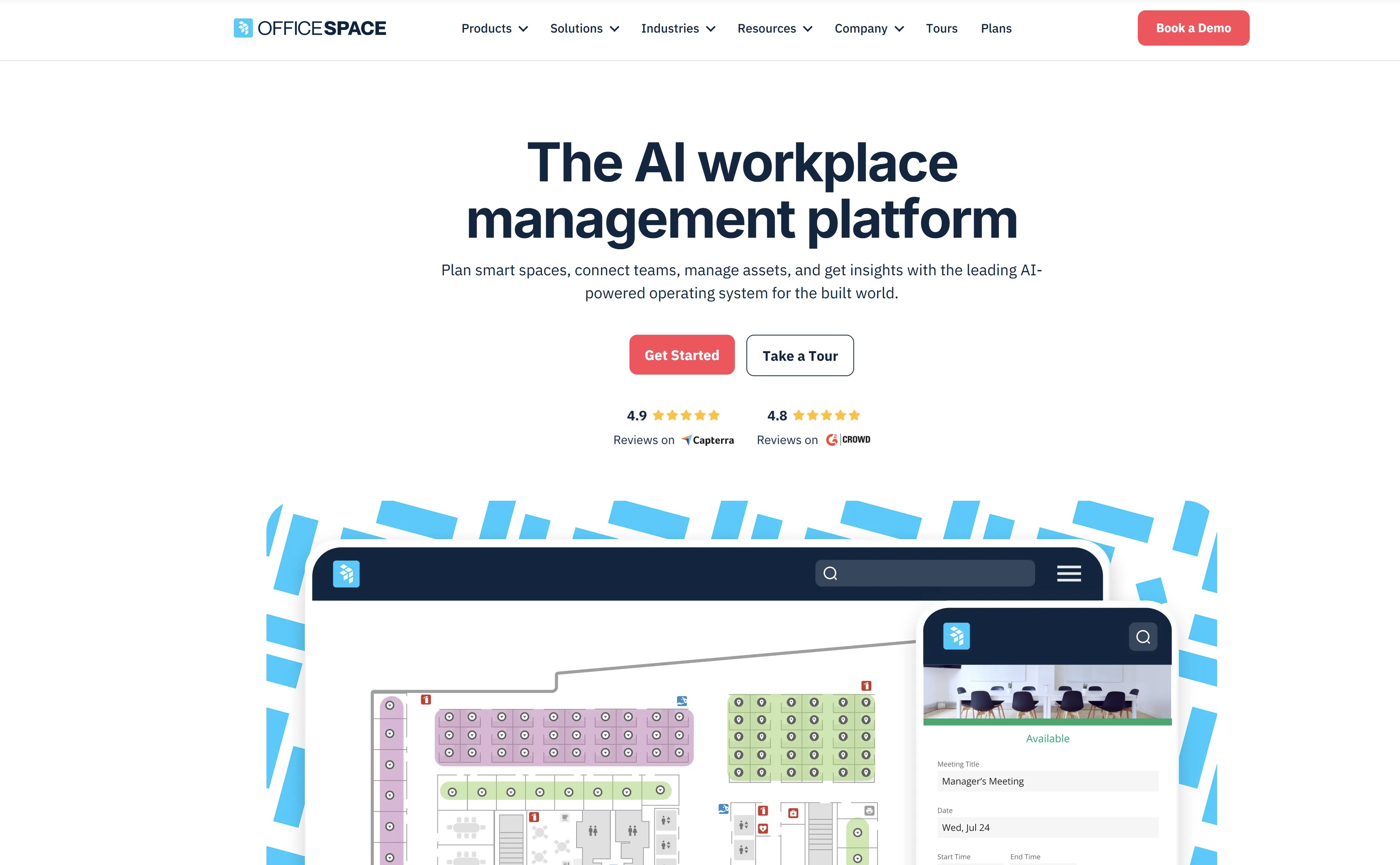 #6. OfficeSpace – Best for Enterprise Workplace Management