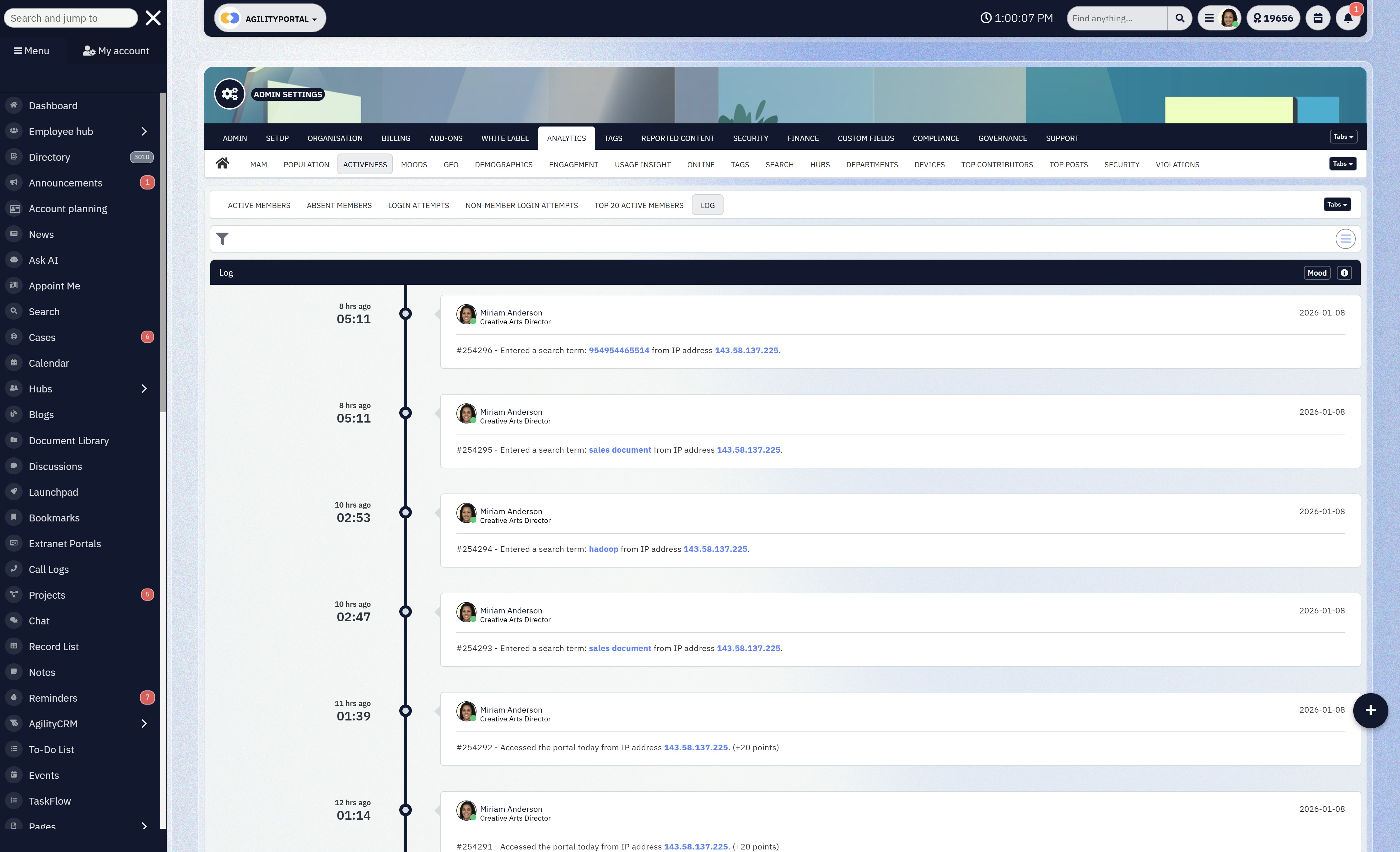 Audit Trails & Activity Logs