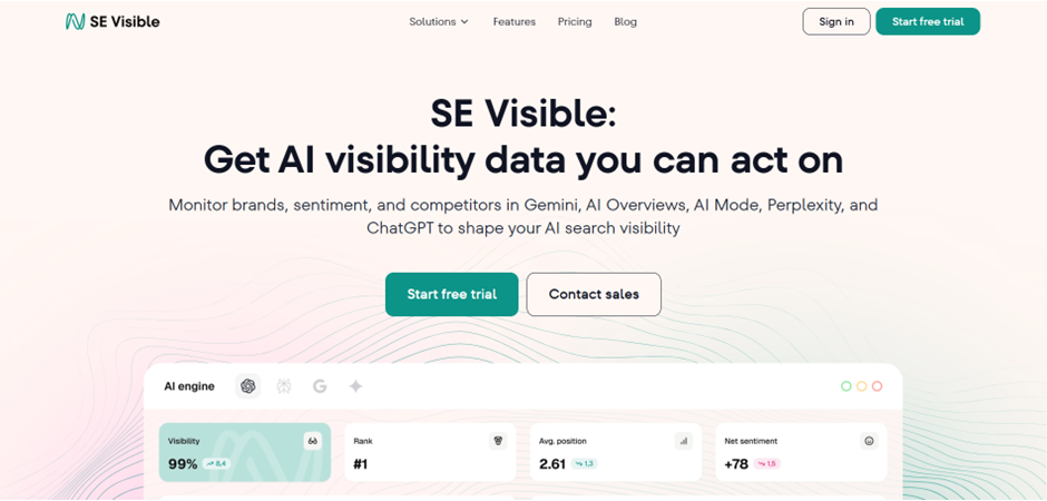 #2. SE Visible (by SE Ranking)
