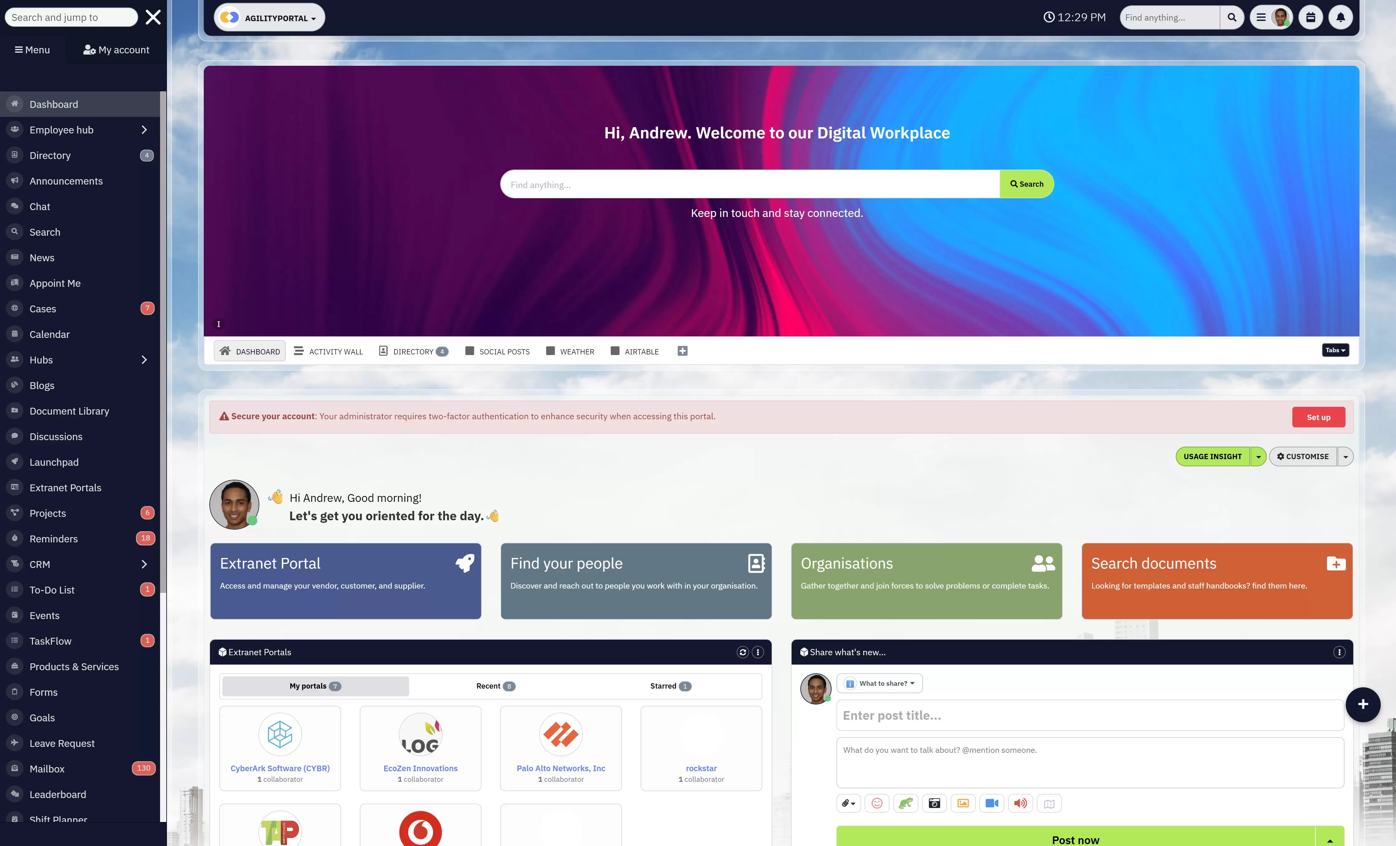 #1. AgilityPortal