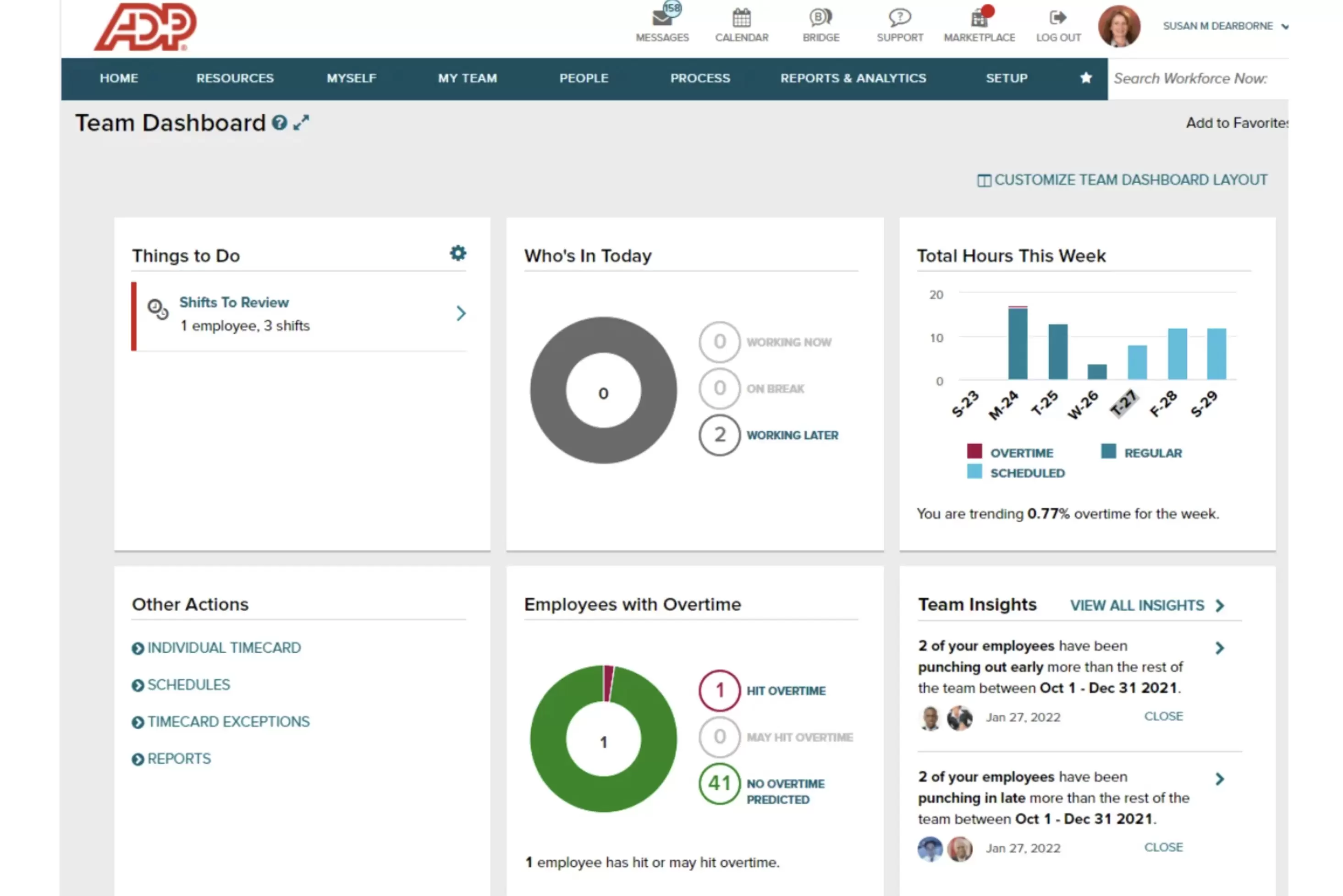 #5. ADP Workforce Now: Payroll-Driven Workforce Management System for Established Businesses