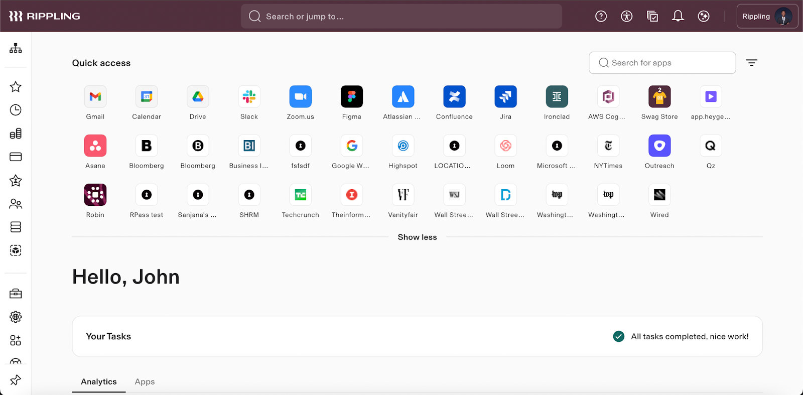 #9. Rippling: HR-Driven Workforce Performance Management Software with IT Integration