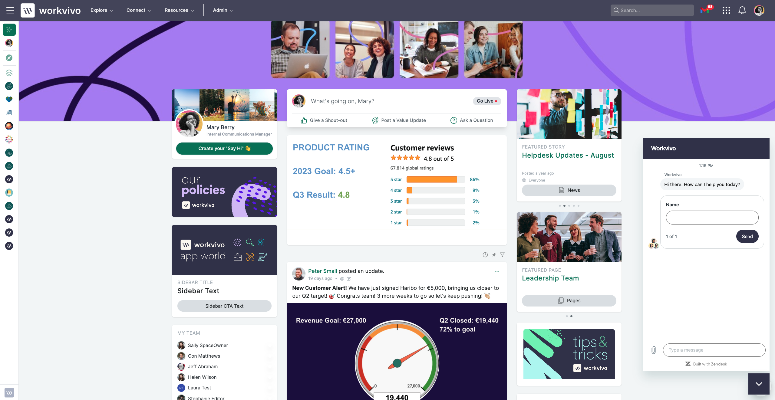 #4. Workvivo &ndash; Best Employee Experience and Culture Platform
