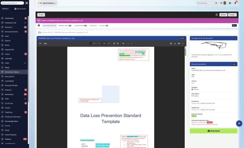 Centralized Document Management