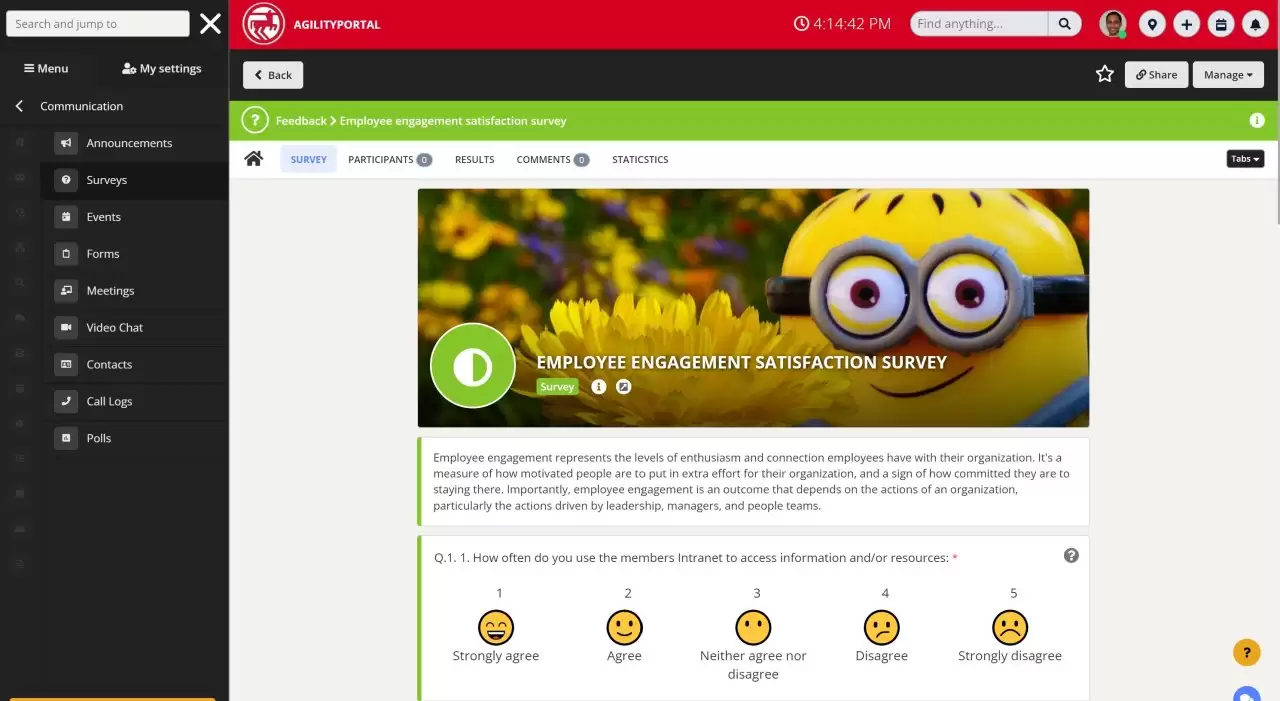 How to manage employee surveys