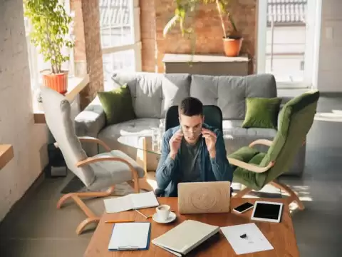 How much space do you need behind a desk?