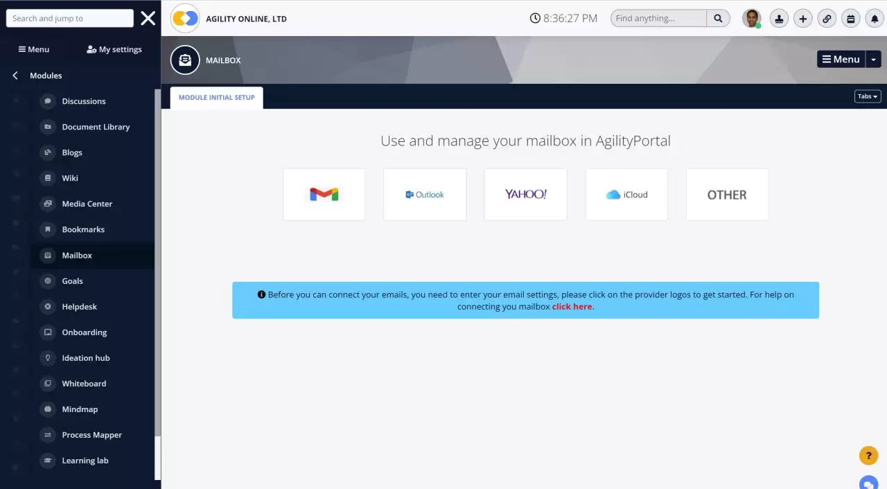 Email communication