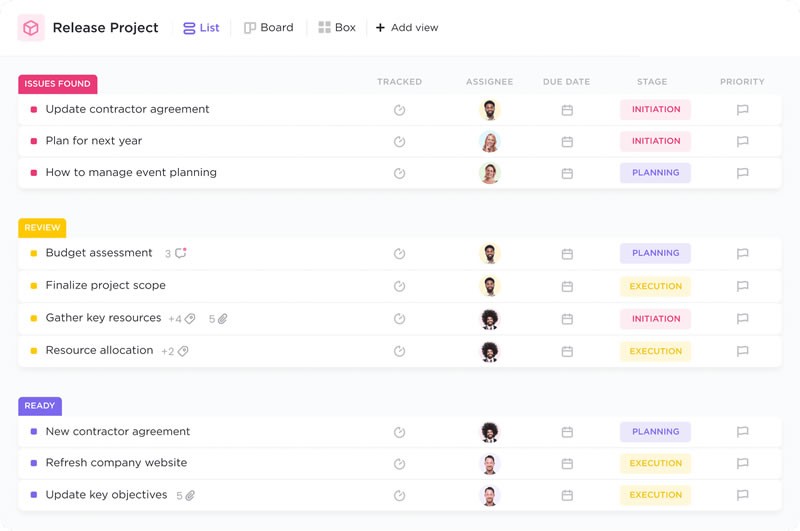 ClickUp Project management tool