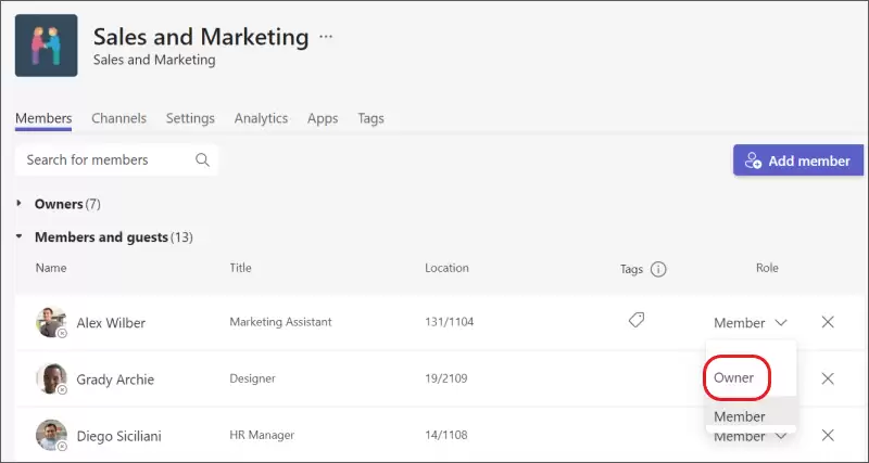 How To Add Owner To Teams Channel