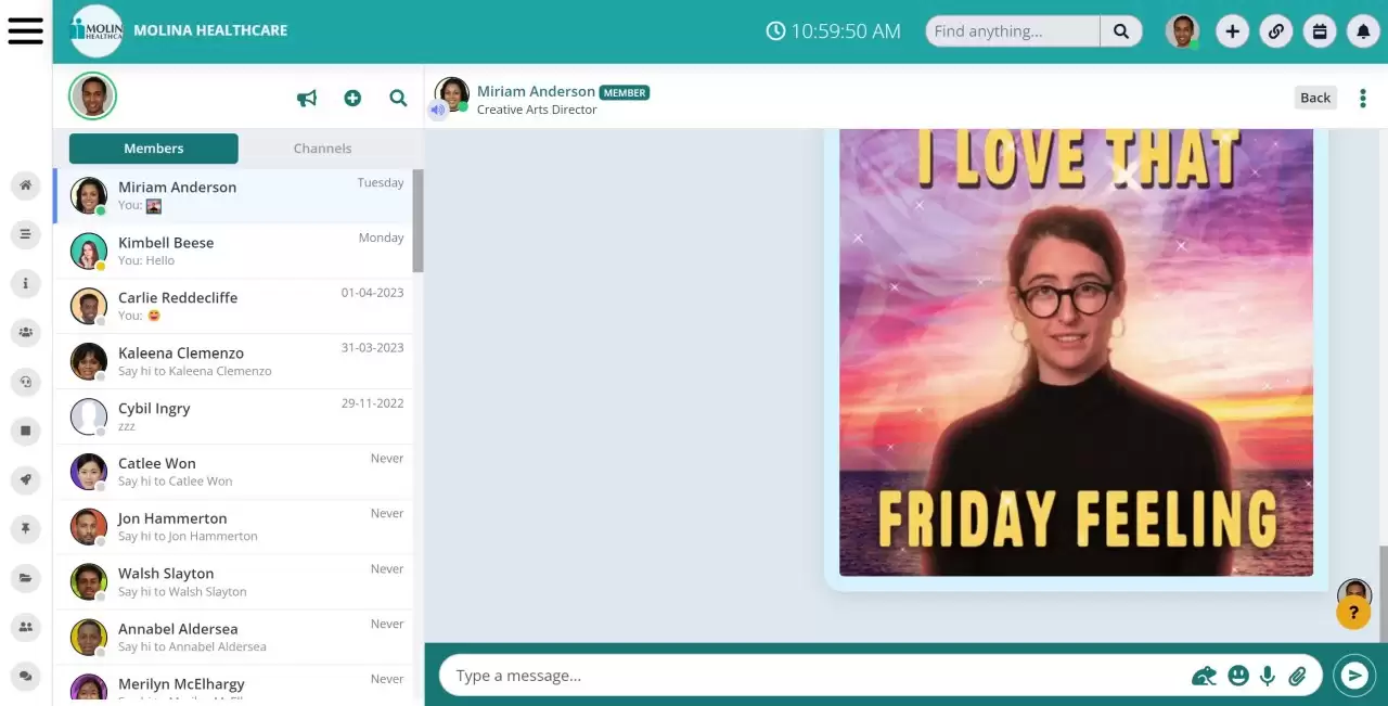 Modern intranet software