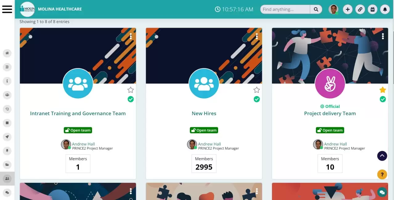 Modern intranet solutions