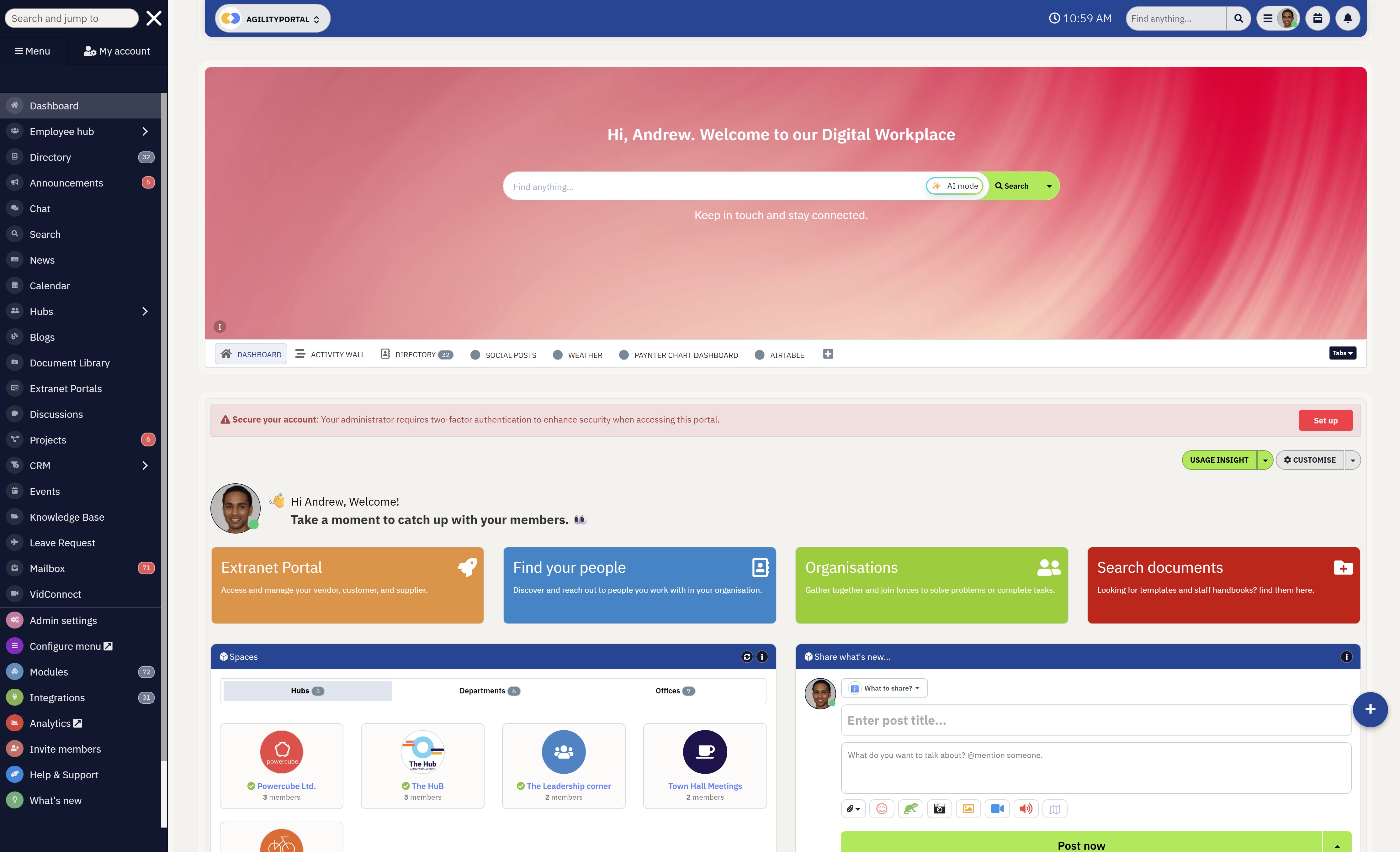 #1. AgilityPortal: Empowering Seamless Collaboration