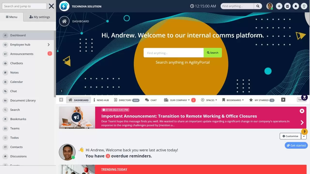 AgilityPortal - Employee Management Software Solutions
