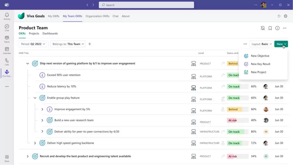 Microsoft Viva Goals