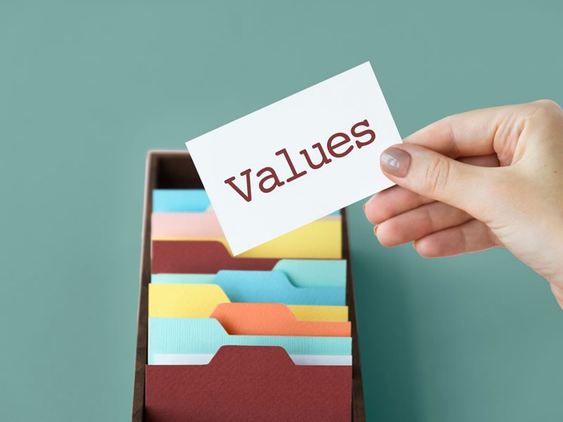 important values in the workplace