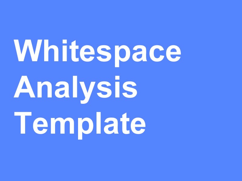 Whitespace Analysis Template