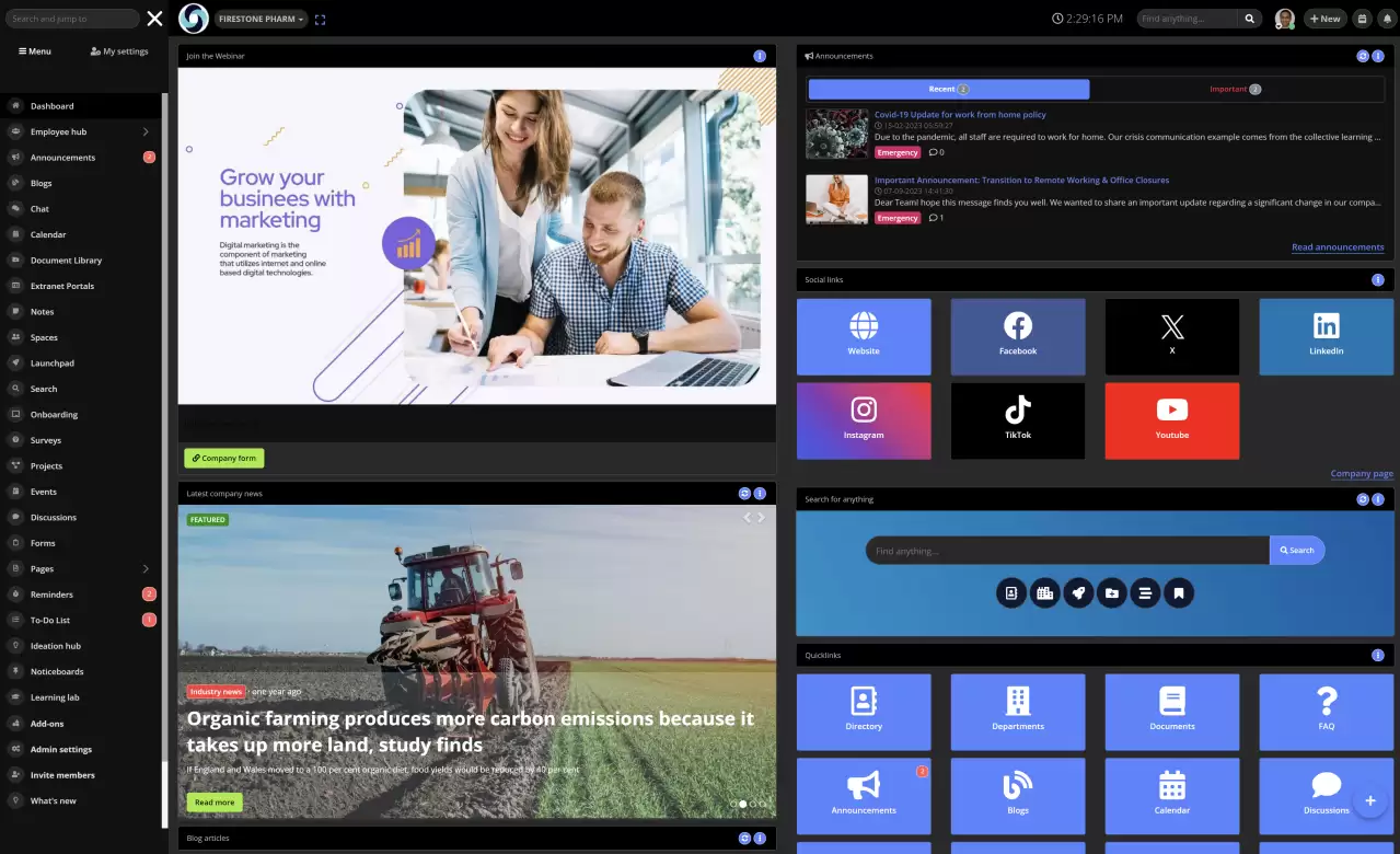 Open Source Intranet Search Engine