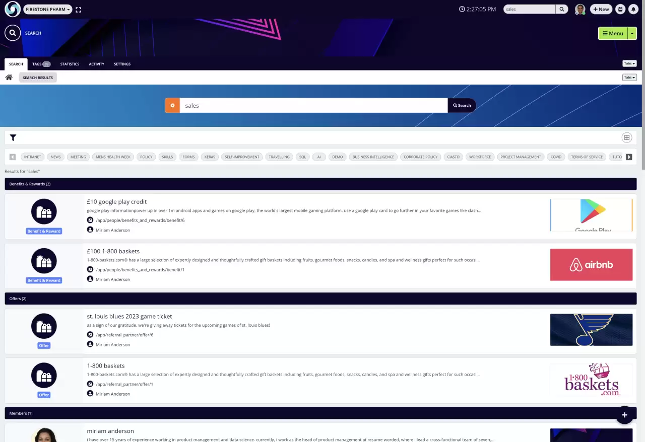 Search Engine For Intranet